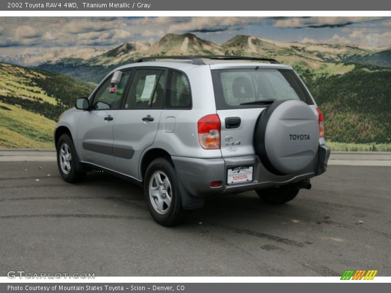 Titanium Metallic / Gray 2002 Toyota RAV4 4WD