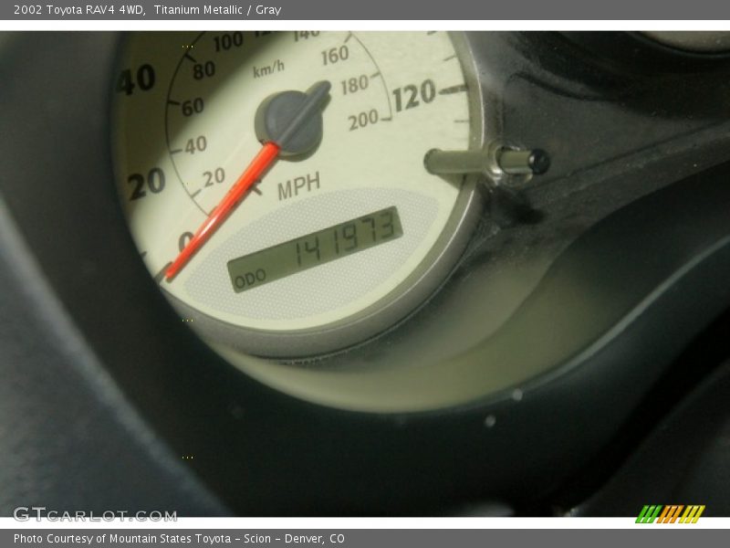 Titanium Metallic / Gray 2002 Toyota RAV4 4WD