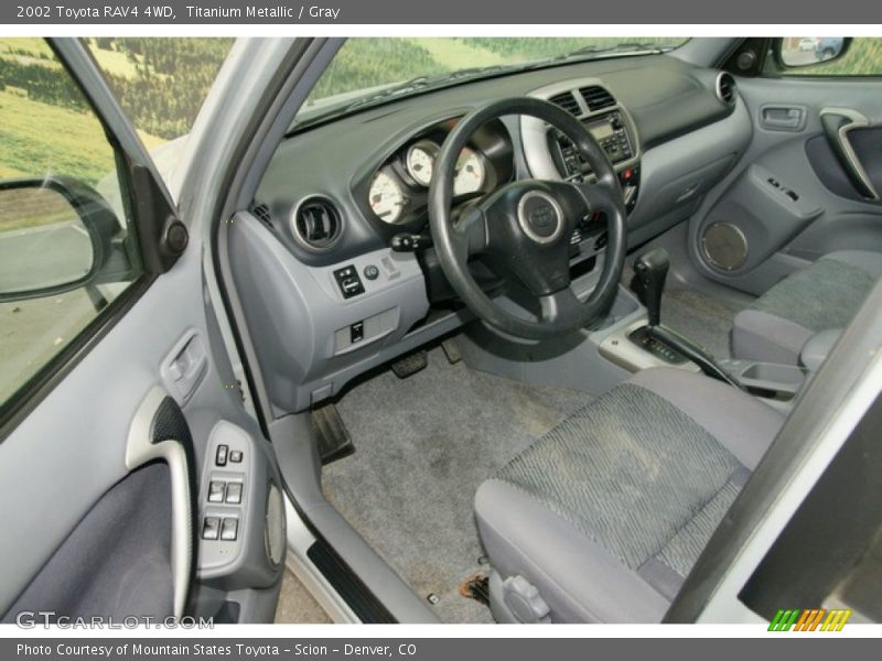 Titanium Metallic / Gray 2002 Toyota RAV4 4WD