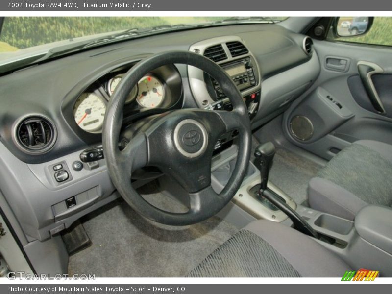 Titanium Metallic / Gray 2002 Toyota RAV4 4WD
