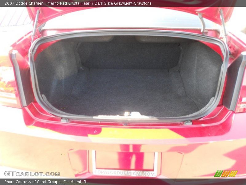 Inferno Red Crystal Pearl / Dark Slate Gray/Light Graystone 2007 Dodge Charger