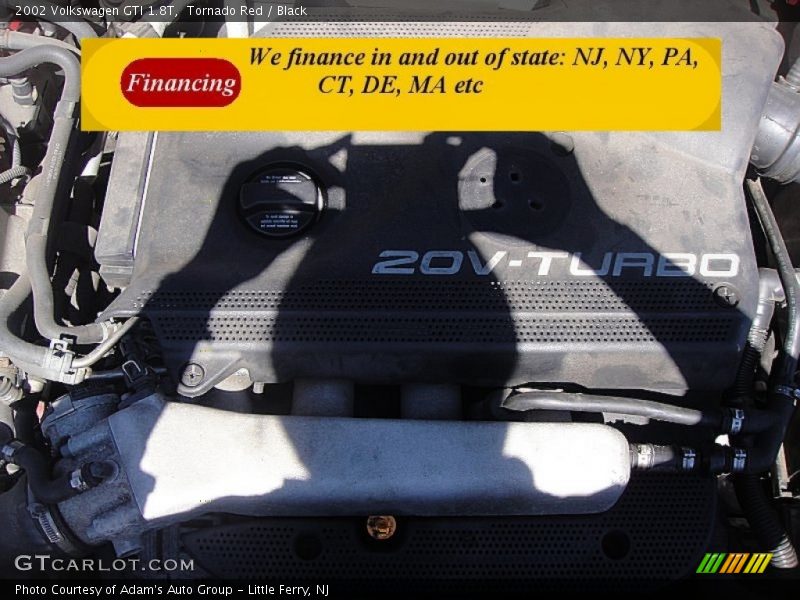 Tornado Red / Black 2002 Volkswagen GTI 1.8T