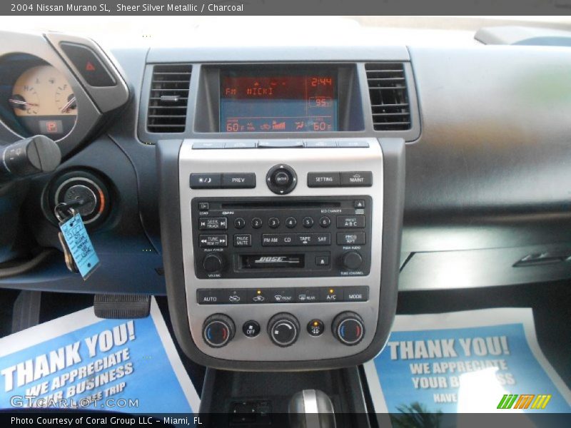 Sheer Silver Metallic / Charcoal 2004 Nissan Murano SL
