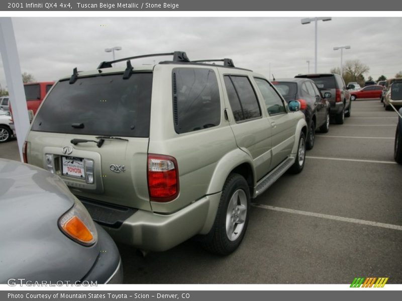 Tuscan Beige Metallic / Stone Beige 2001 Infiniti QX4 4x4