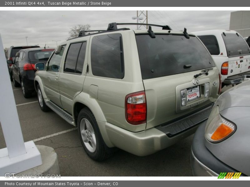 Tuscan Beige Metallic / Stone Beige 2001 Infiniti QX4 4x4