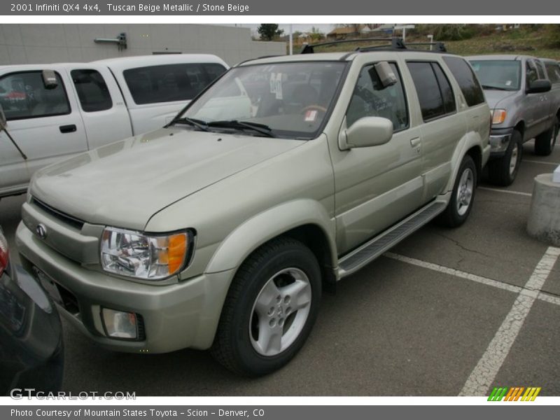 Tuscan Beige Metallic / Stone Beige 2001 Infiniti QX4 4x4