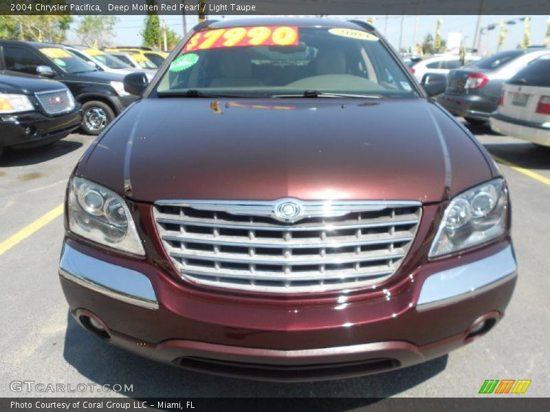 Deep Molten Red Pearl / Light Taupe 2004 Chrysler Pacifica