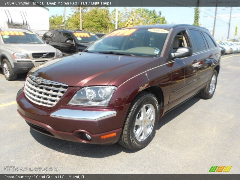 Deep Molten Red Pearl / Light Taupe 2004 Chrysler Pacifica