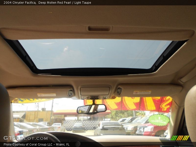 Deep Molten Red Pearl / Light Taupe 2004 Chrysler Pacifica