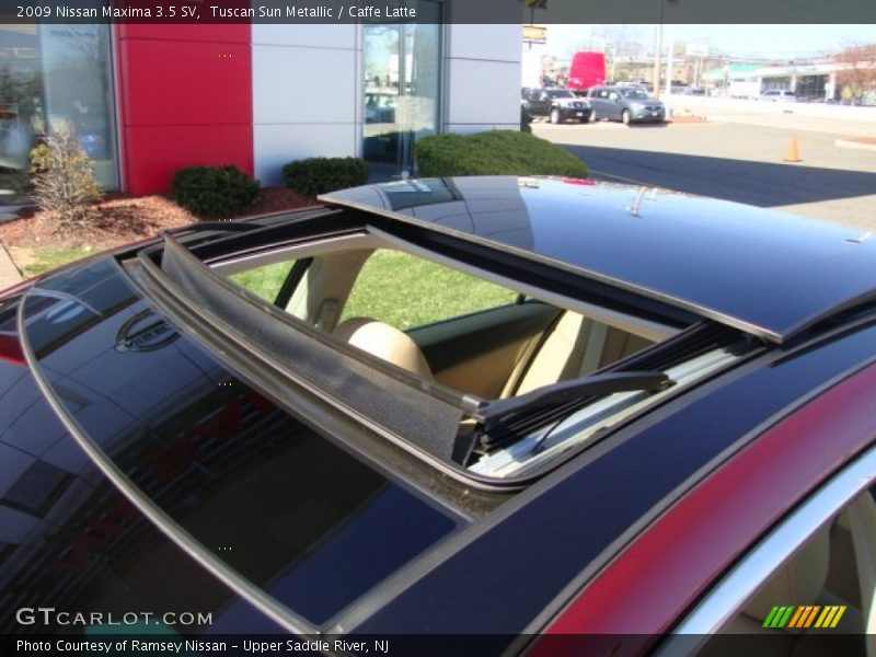 Tuscan Sun Metallic / Caffe Latte 2009 Nissan Maxima 3.5 SV