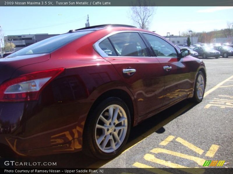 Tuscan Sun Metallic / Caffe Latte 2009 Nissan Maxima 3.5 SV