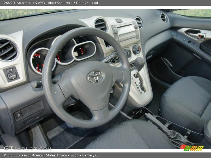 Black Sand Mica / Dark Charcoal 2009 Toyota Matrix S AWD