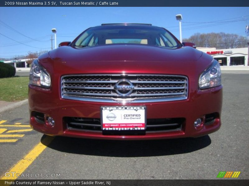 Tuscan Sun Metallic / Caffe Latte 2009 Nissan Maxima 3.5 SV