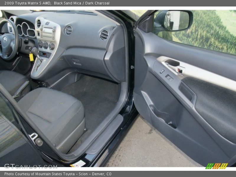 Black Sand Mica / Dark Charcoal 2009 Toyota Matrix S AWD