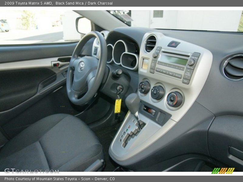 Black Sand Mica / Dark Charcoal 2009 Toyota Matrix S AWD