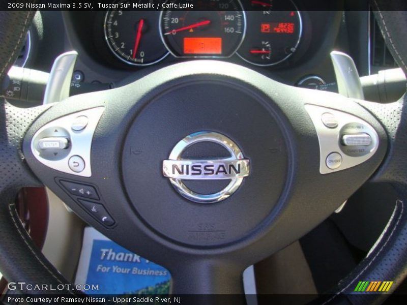Tuscan Sun Metallic / Caffe Latte 2009 Nissan Maxima 3.5 SV