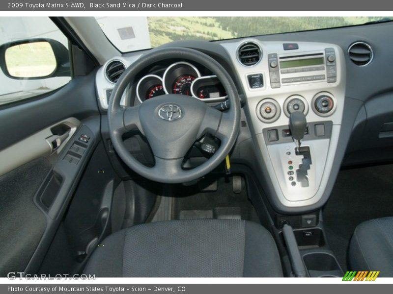 Black Sand Mica / Dark Charcoal 2009 Toyota Matrix S AWD