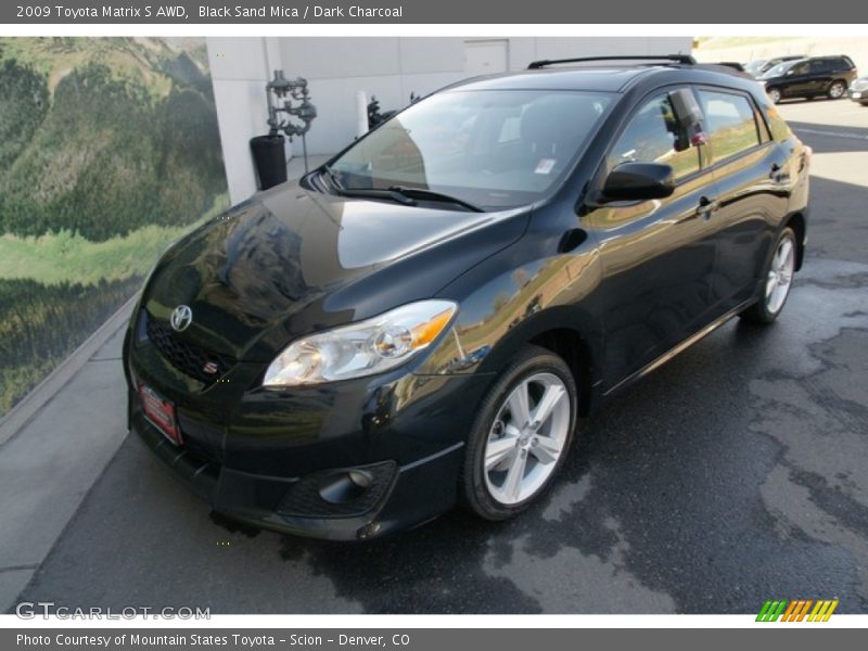 Black Sand Mica / Dark Charcoal 2009 Toyota Matrix S AWD