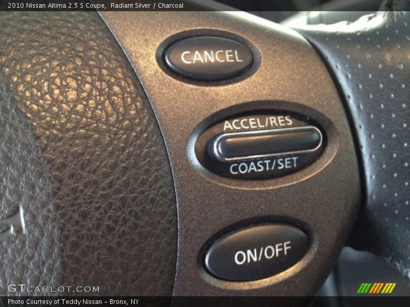 Radiant Silver / Charcoal 2010 Nissan Altima 2.5 S Coupe