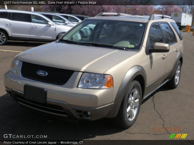 Dune Pearl Metallic / Pebble Beige 2007 Ford Freestyle SEL AWD
