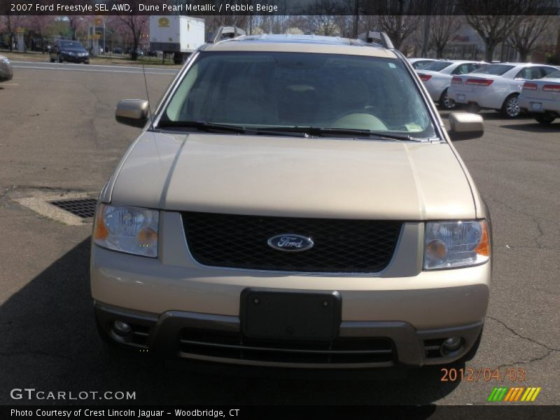 Dune Pearl Metallic / Pebble Beige 2007 Ford Freestyle SEL AWD