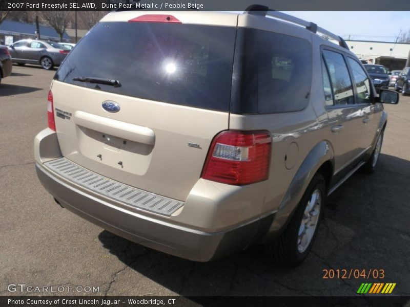 Dune Pearl Metallic / Pebble Beige 2007 Ford Freestyle SEL AWD