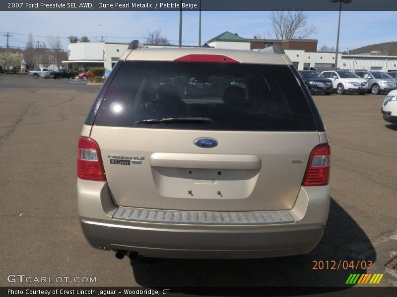 Dune Pearl Metallic / Pebble Beige 2007 Ford Freestyle SEL AWD