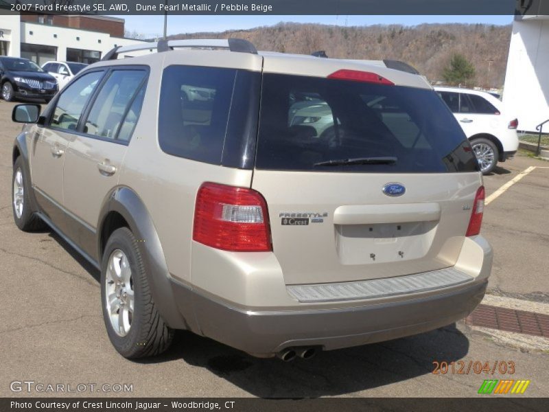 Dune Pearl Metallic / Pebble Beige 2007 Ford Freestyle SEL AWD