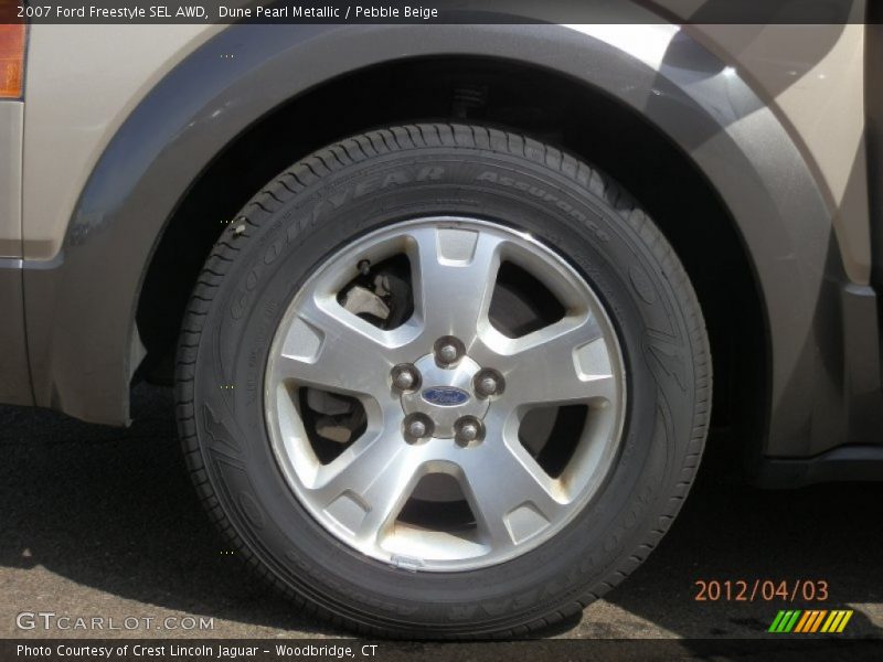 Dune Pearl Metallic / Pebble Beige 2007 Ford Freestyle SEL AWD