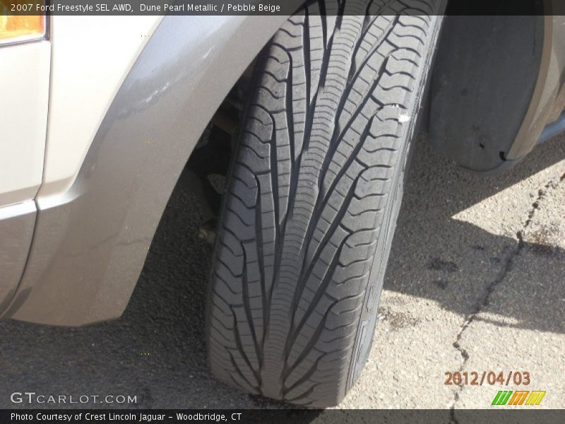 Dune Pearl Metallic / Pebble Beige 2007 Ford Freestyle SEL AWD