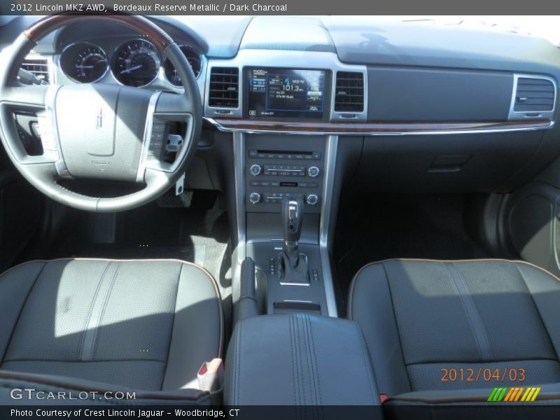 Bordeaux Reserve Metallic / Dark Charcoal 2012 Lincoln MKZ AWD