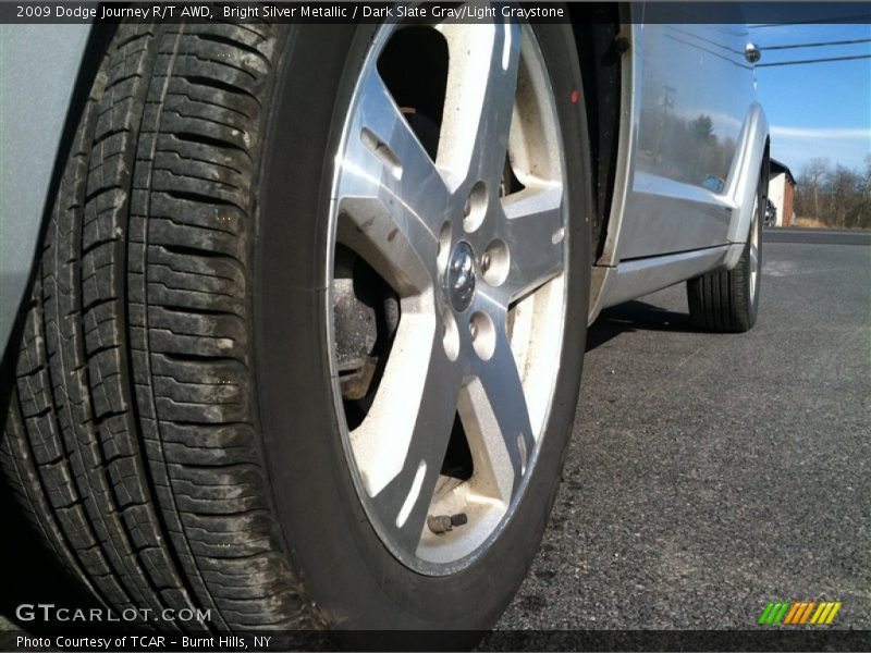Bright Silver Metallic / Dark Slate Gray/Light Graystone 2009 Dodge Journey R/T AWD