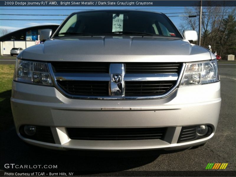 Bright Silver Metallic / Dark Slate Gray/Light Graystone 2009 Dodge Journey R/T AWD