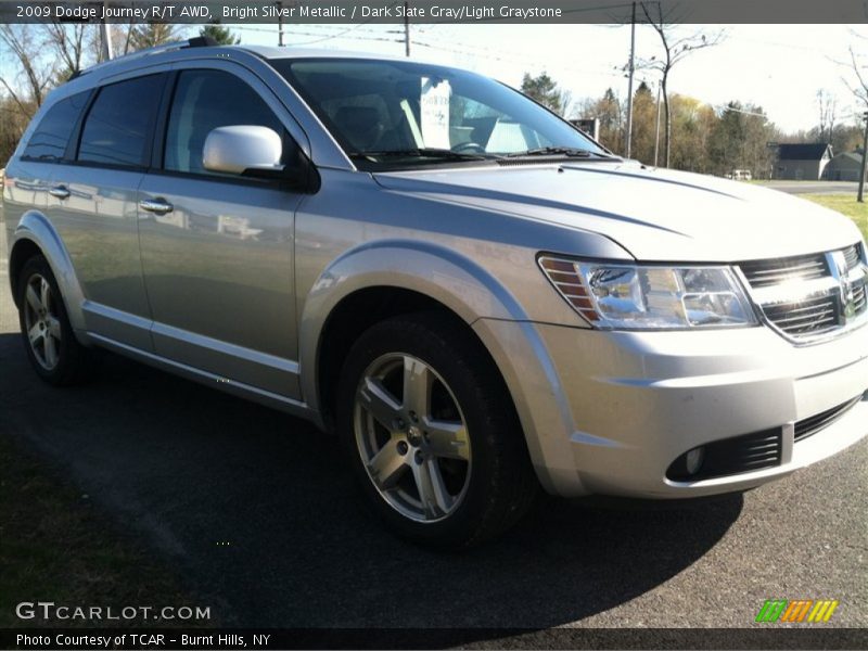 Bright Silver Metallic / Dark Slate Gray/Light Graystone 2009 Dodge Journey R/T AWD