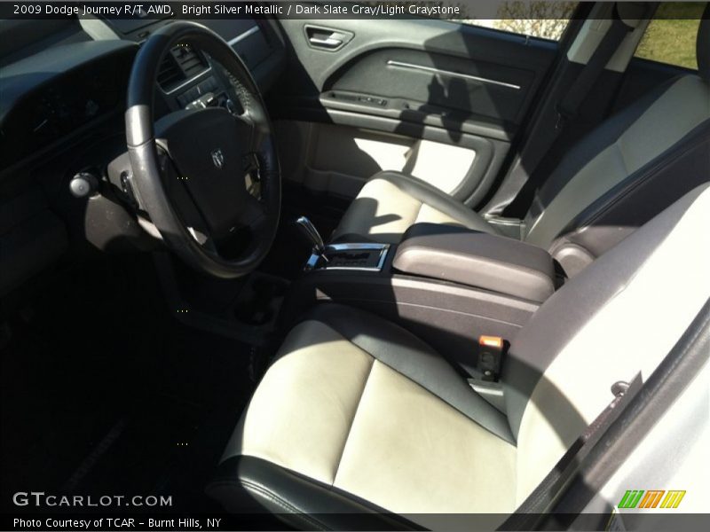 Bright Silver Metallic / Dark Slate Gray/Light Graystone 2009 Dodge Journey R/T AWD