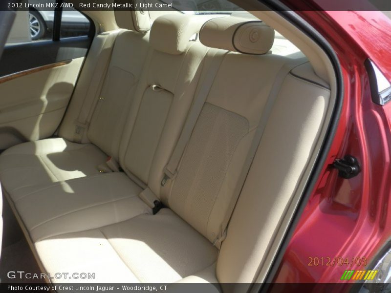 Red Candy Metallic / Light Camel 2012 Lincoln MKZ AWD