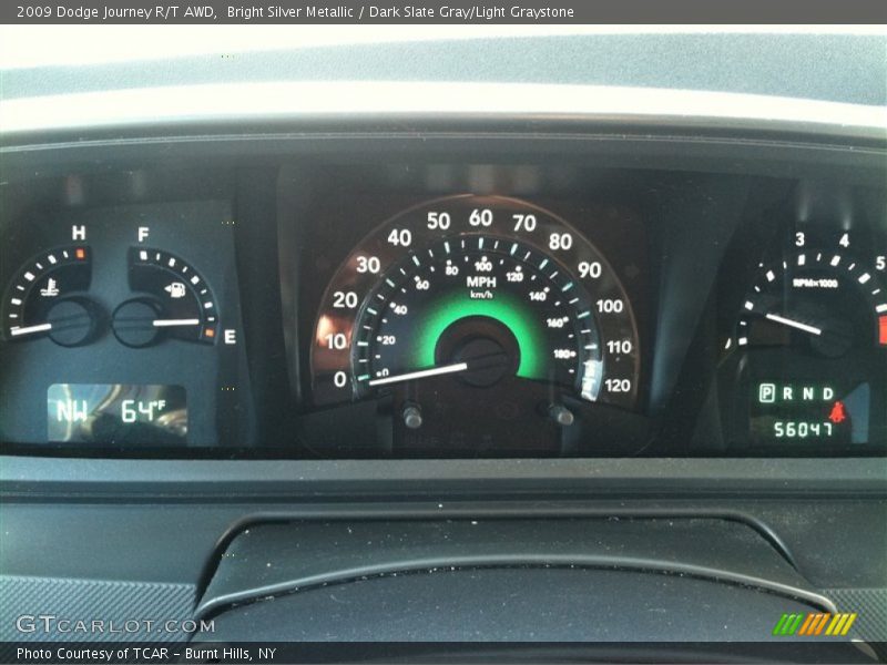 Bright Silver Metallic / Dark Slate Gray/Light Graystone 2009 Dodge Journey R/T AWD