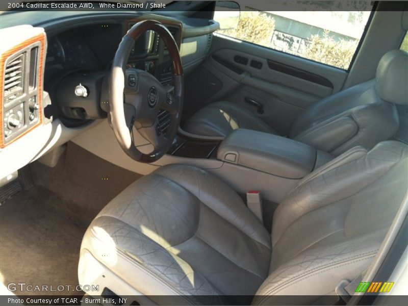 White Diamond / Shale 2004 Cadillac Escalade AWD