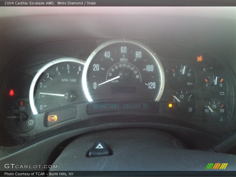 White Diamond / Shale 2004 Cadillac Escalade AWD