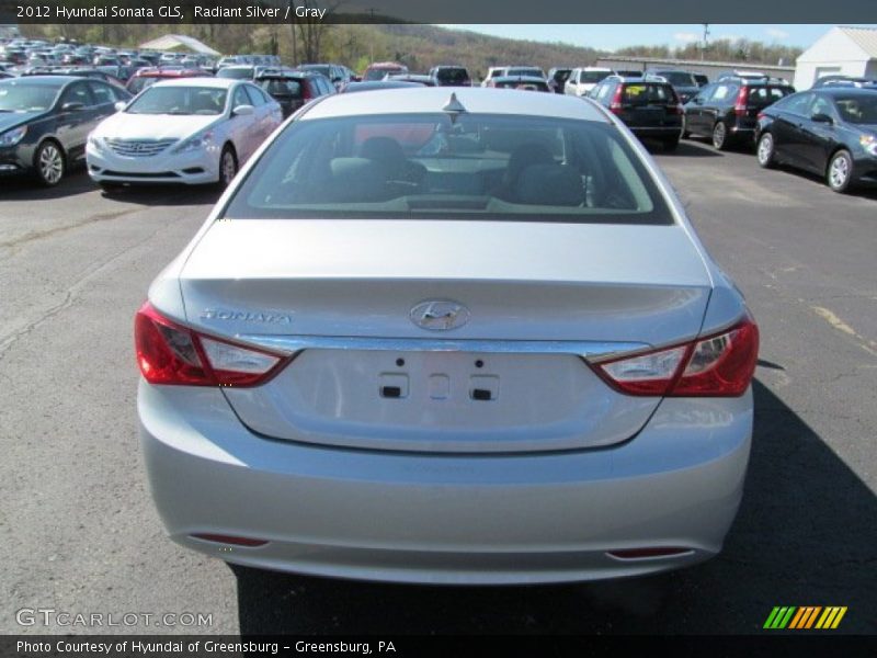 Radiant Silver / Gray 2012 Hyundai Sonata GLS
