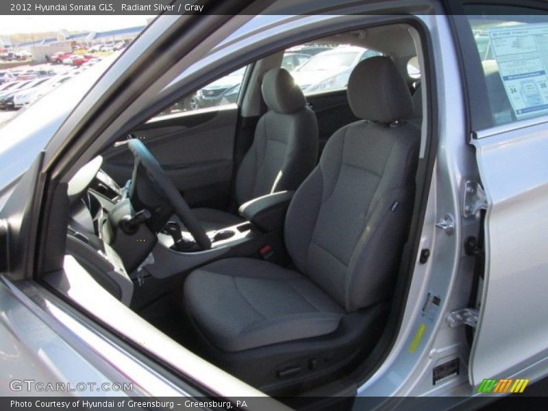 Radiant Silver / Gray 2012 Hyundai Sonata GLS
