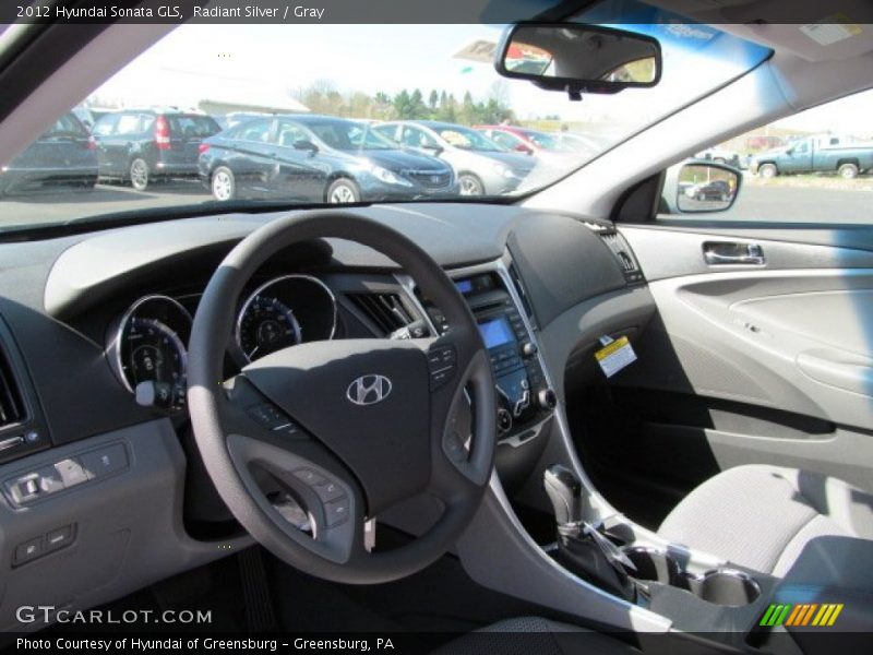 Radiant Silver / Gray 2012 Hyundai Sonata GLS