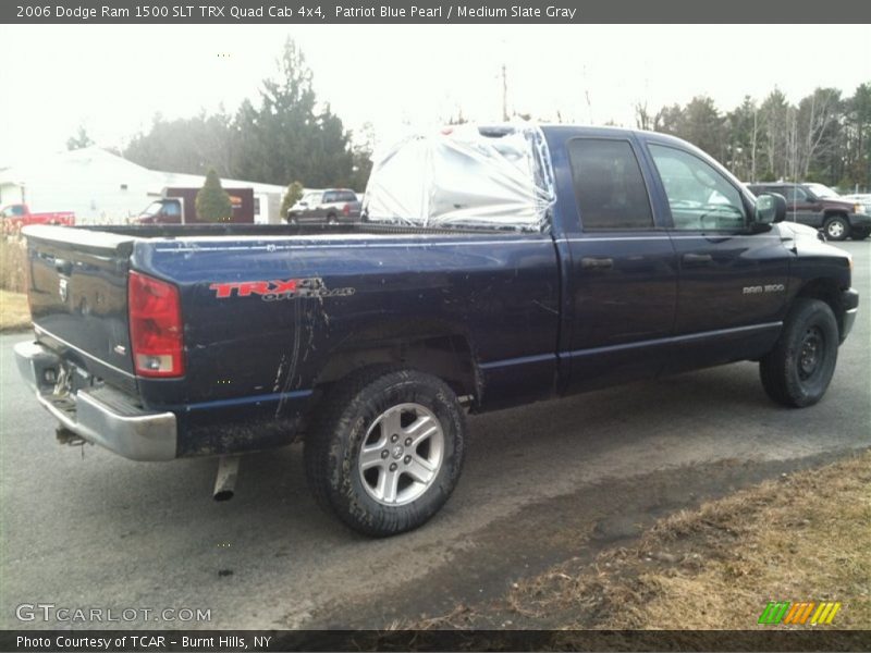 Patriot Blue Pearl / Medium Slate Gray 2006 Dodge Ram 1500 SLT TRX Quad Cab 4x4