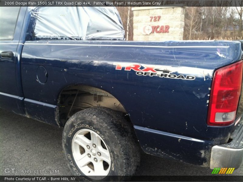 Patriot Blue Pearl / Medium Slate Gray 2006 Dodge Ram 1500 SLT TRX Quad Cab 4x4