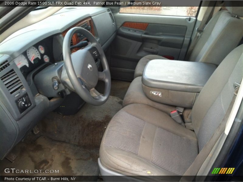 Patriot Blue Pearl / Medium Slate Gray 2006 Dodge Ram 1500 SLT TRX Quad Cab 4x4