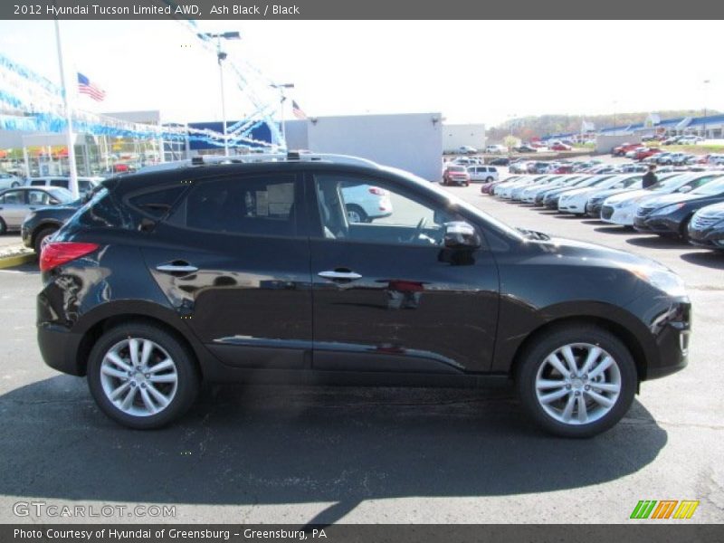 Ash Black / Black 2012 Hyundai Tucson Limited AWD