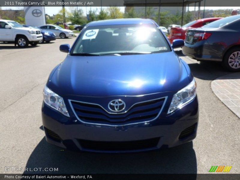 Blue Ribbon Metallic / Ash 2011 Toyota Camry LE