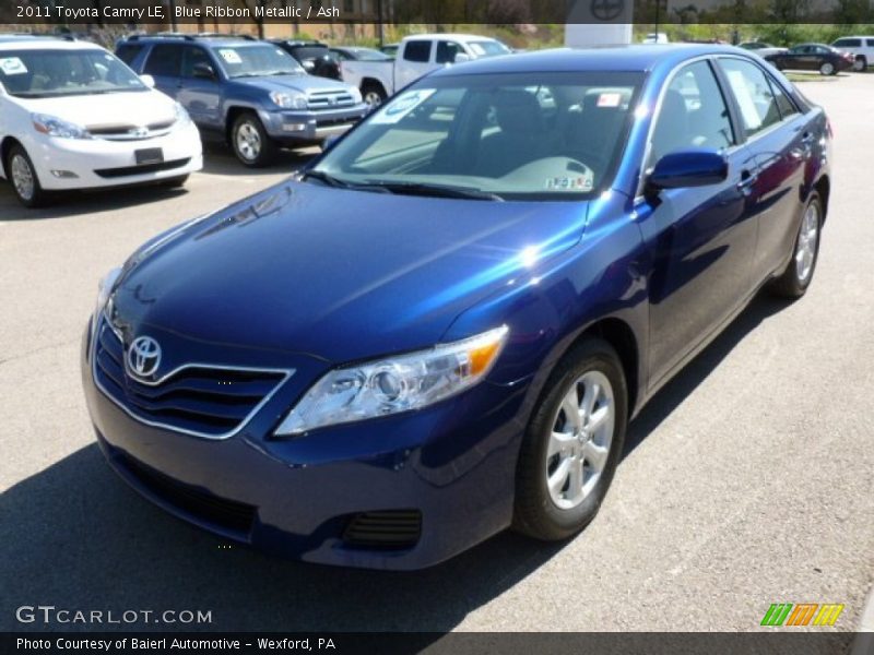 Blue Ribbon Metallic / Ash 2011 Toyota Camry LE