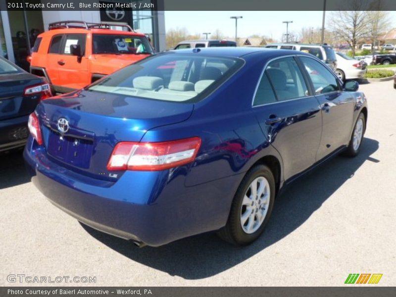 Blue Ribbon Metallic / Ash 2011 Toyota Camry LE