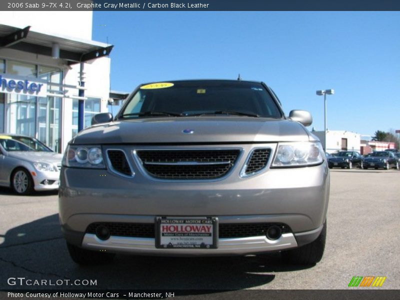 Graphite Gray Metallic / Carbon Black Leather 2006 Saab 9-7X 4.2i
